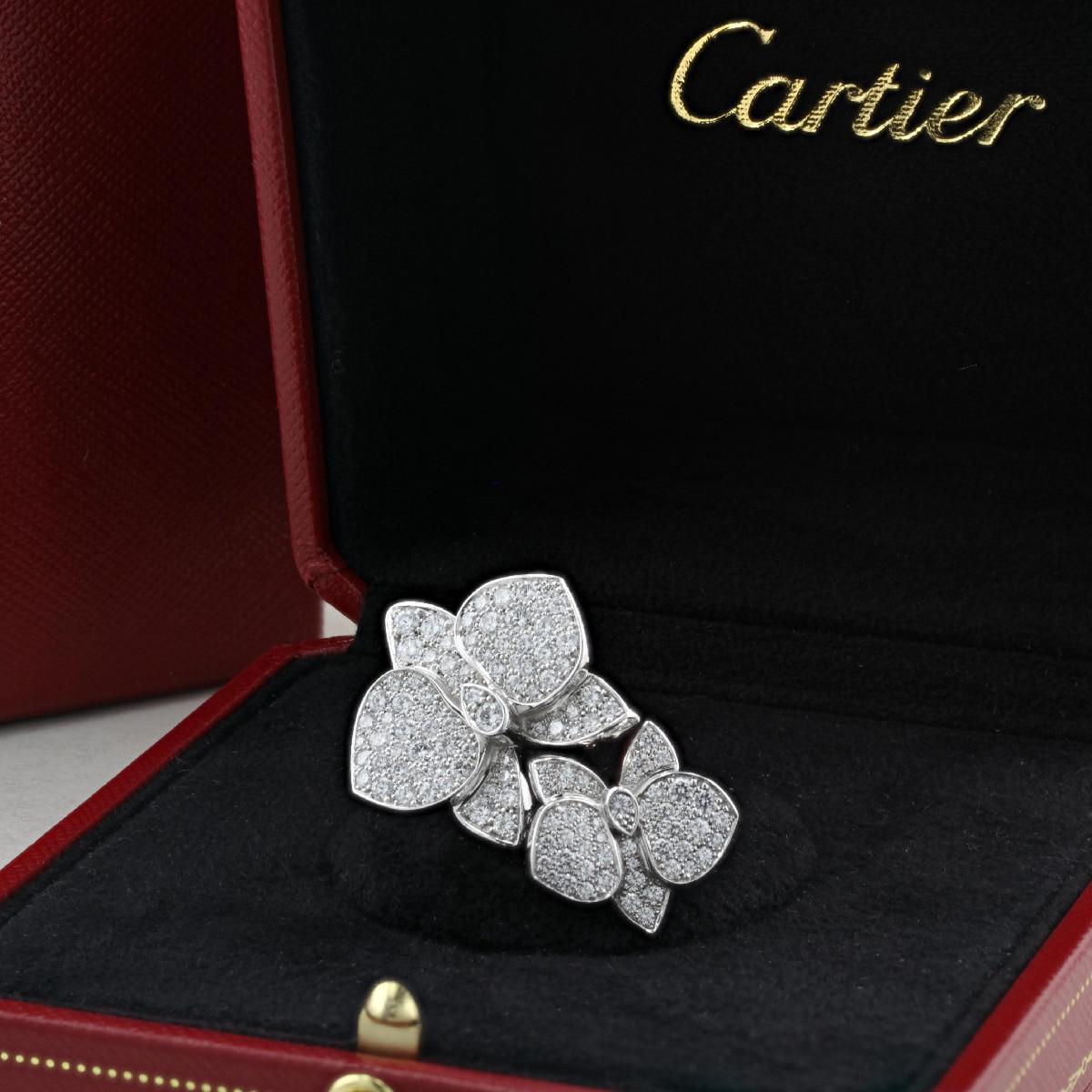 Cartier Caresse D'Orchidées Diamantring (Rundschliff)