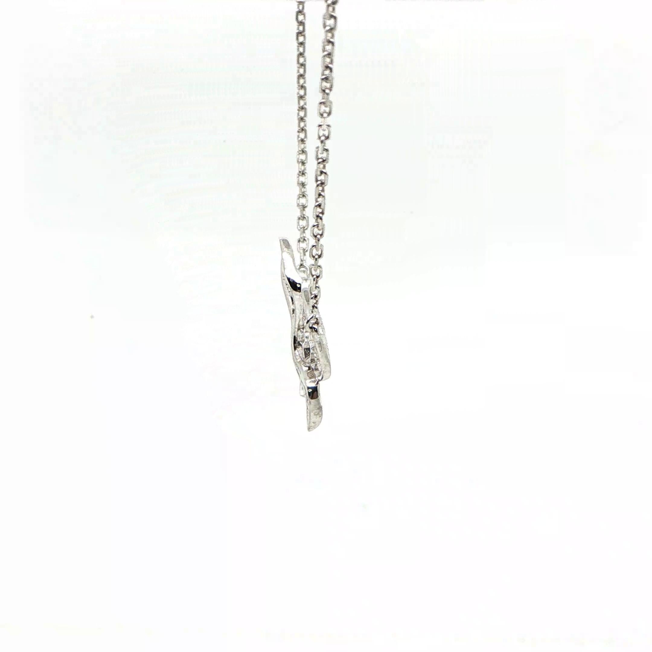 Taglio rotondo Collana Cartier Caresse d'Orchidées in vendita