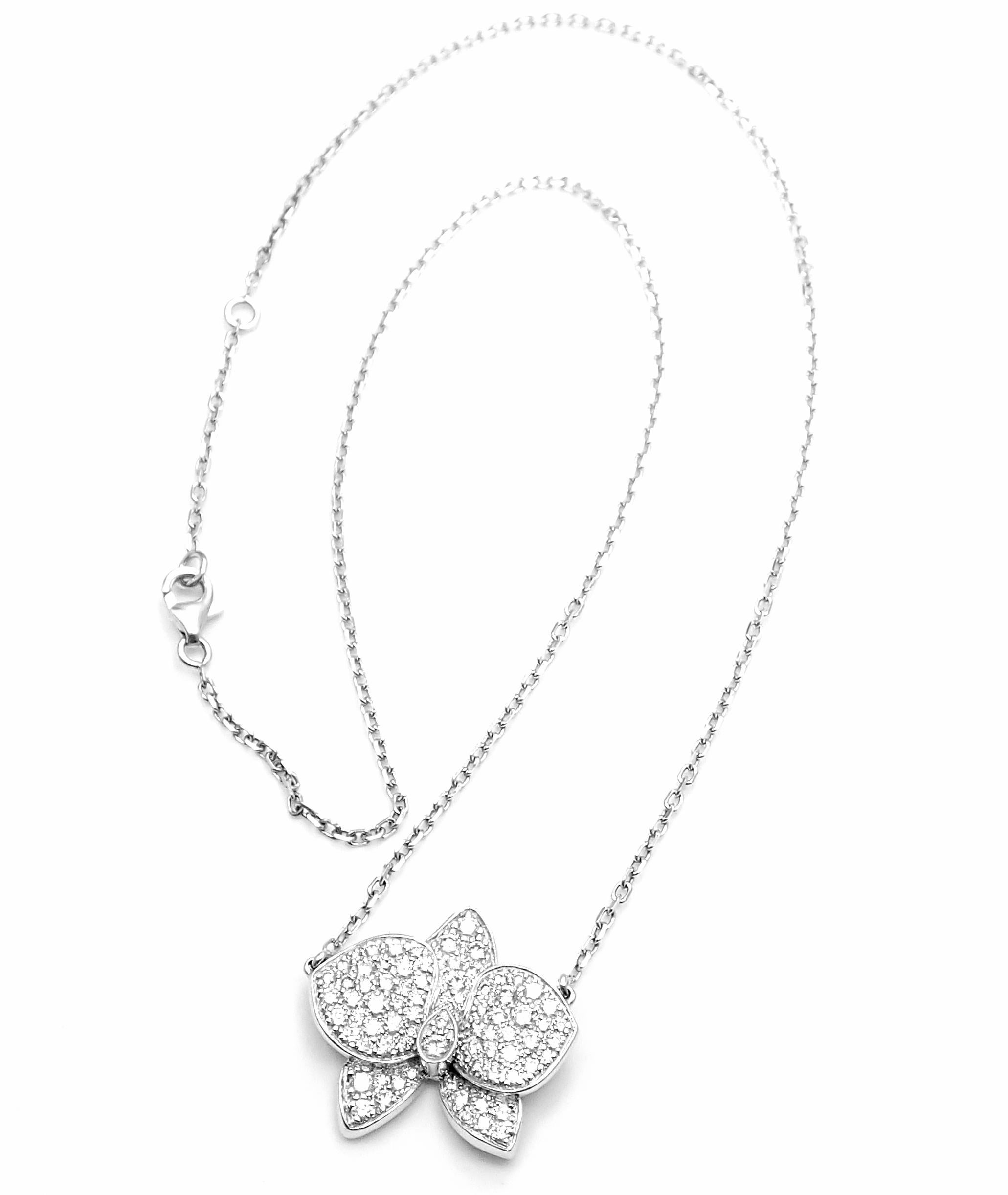 orchid necklace cartier