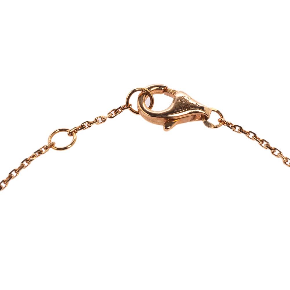 Contemporary Cartier Caresse d'Orchidées par Cartier Pink Chalcedony 18K Rose Gold Bracelet