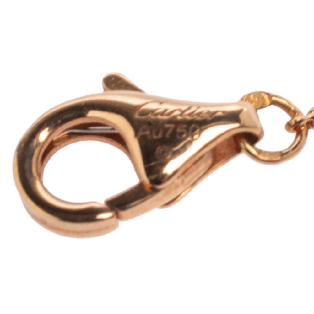 Women's Cartier Caresse d'Orchidées par Cartier Pink Chalcedony 18K Rose Gold Bracelet
