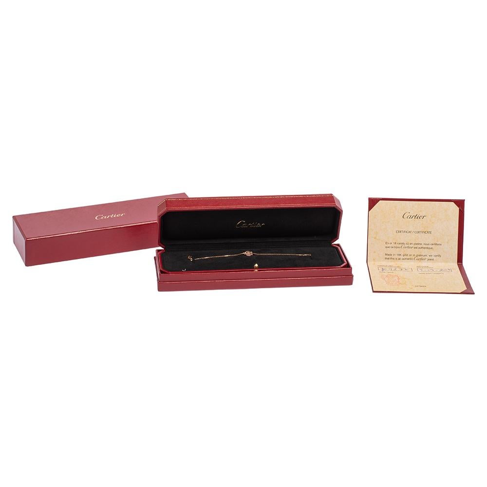 Cartier Caresse d'Orchidées par Cartier Pink Chalcedony 18K Rose Gold Bracelet 1