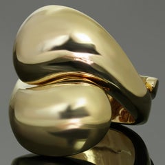 CARTIER Carmelo Ying Yang 18k Yellow Gold Ring Papers