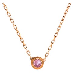 Cartier Cartier D'amour 1 Pink Sapphire Necklace 18k Rose Gold