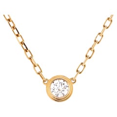 Cartier Cartier D'Amour Pendant Necklace 18K Rose Gold with Diamond Small
