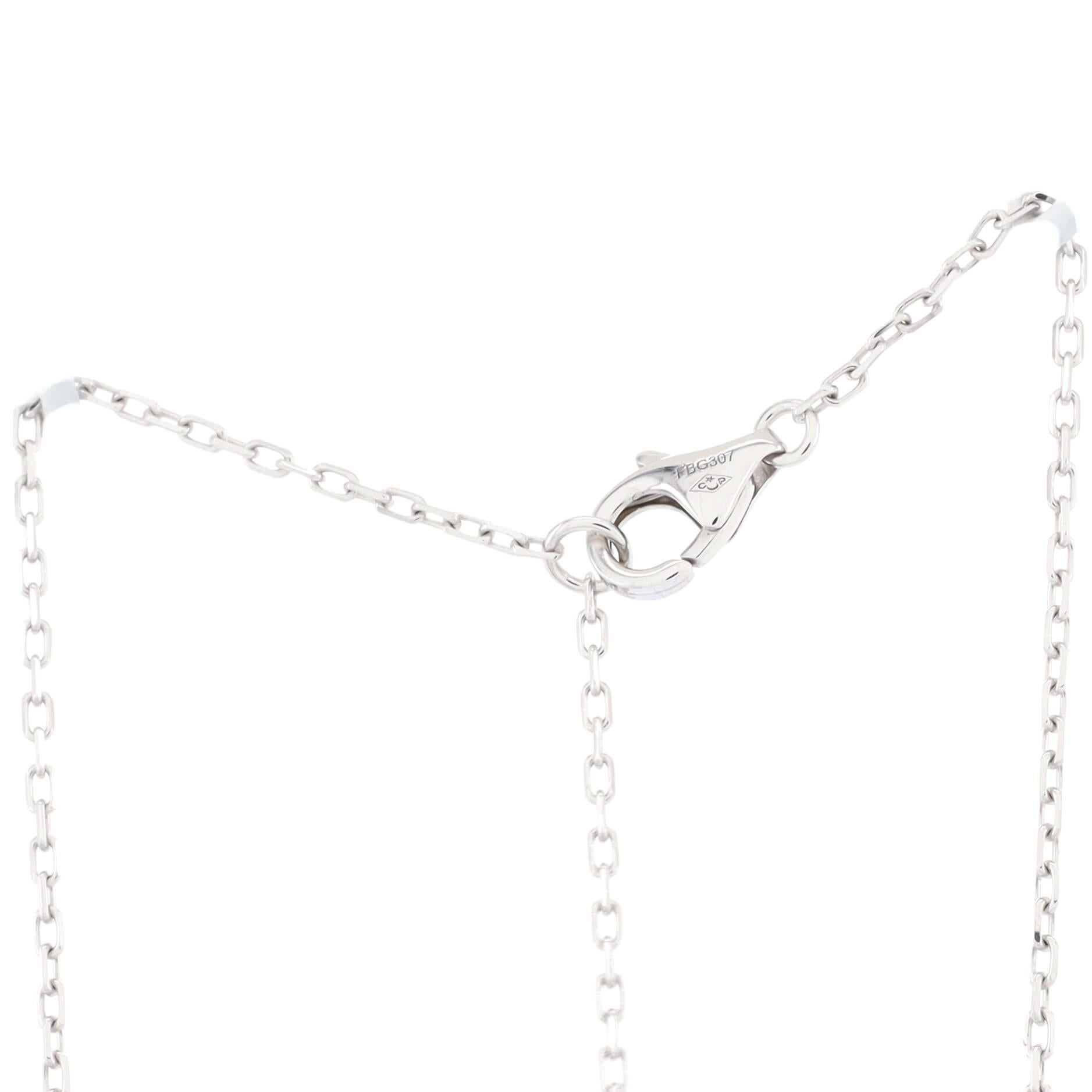 Cartier Cartier D'amour Pendant Necklace 18k White Gold with Diamond Small 1