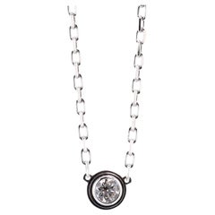 Cartier Cartier D'amour Pendant Necklace 18k White Gold with Diamond Small