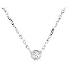 Cartier Cartier D'amour Pendant Necklace 18k White Gold with Diamond Small