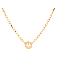 Cartier Cartier D'Amour Pendant Necklace 18K Yellow Gold and Diamond Small