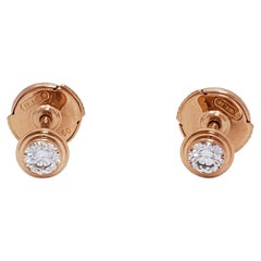 Cartier 'Cartier d'Amour' Rose Gold Diamond Earrings