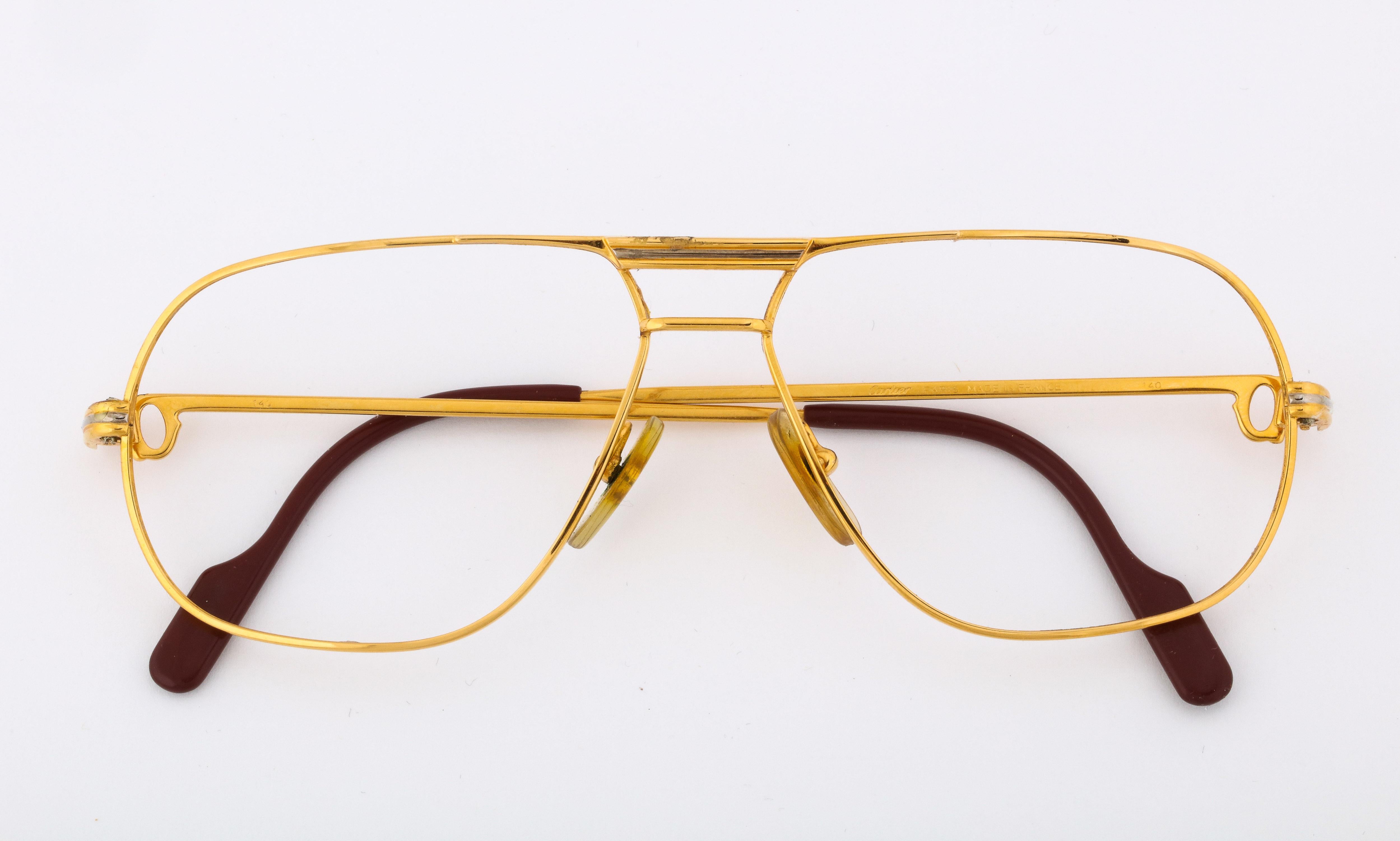 cartier yellow glasses
