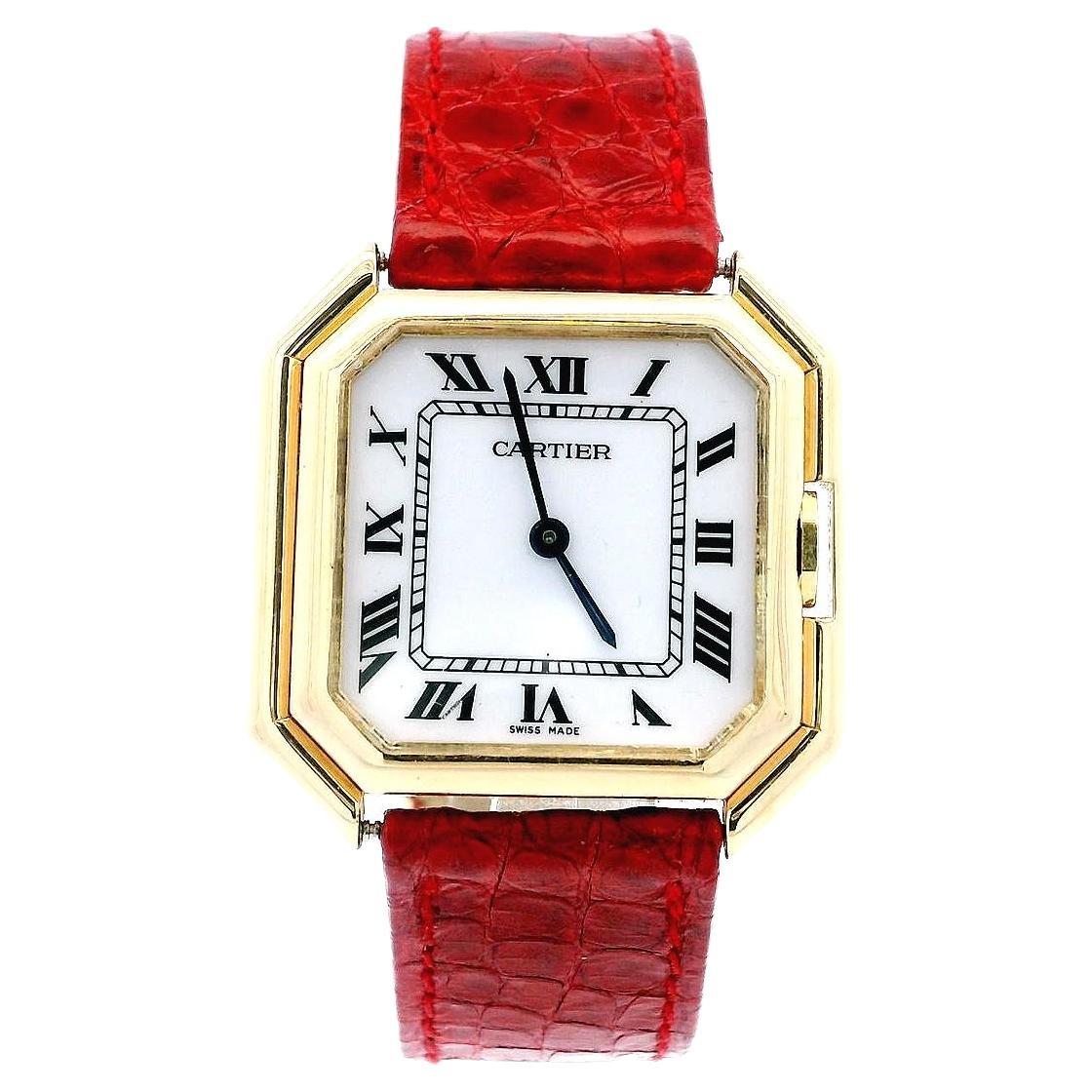 Cartier Ceinture Paris 1700 18K Yellow Gold Automatic Watch
