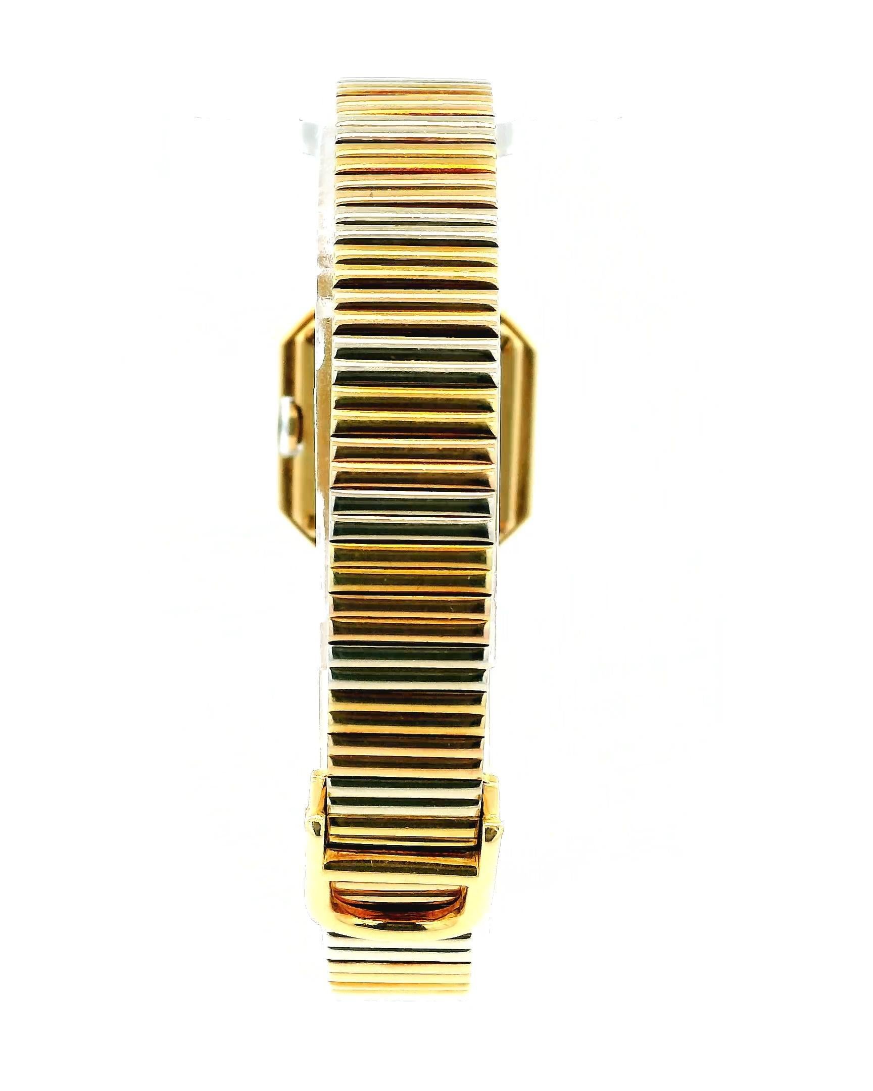 Reloj pulsera Cartier Ceinture Tricolor Reed en venta 3
