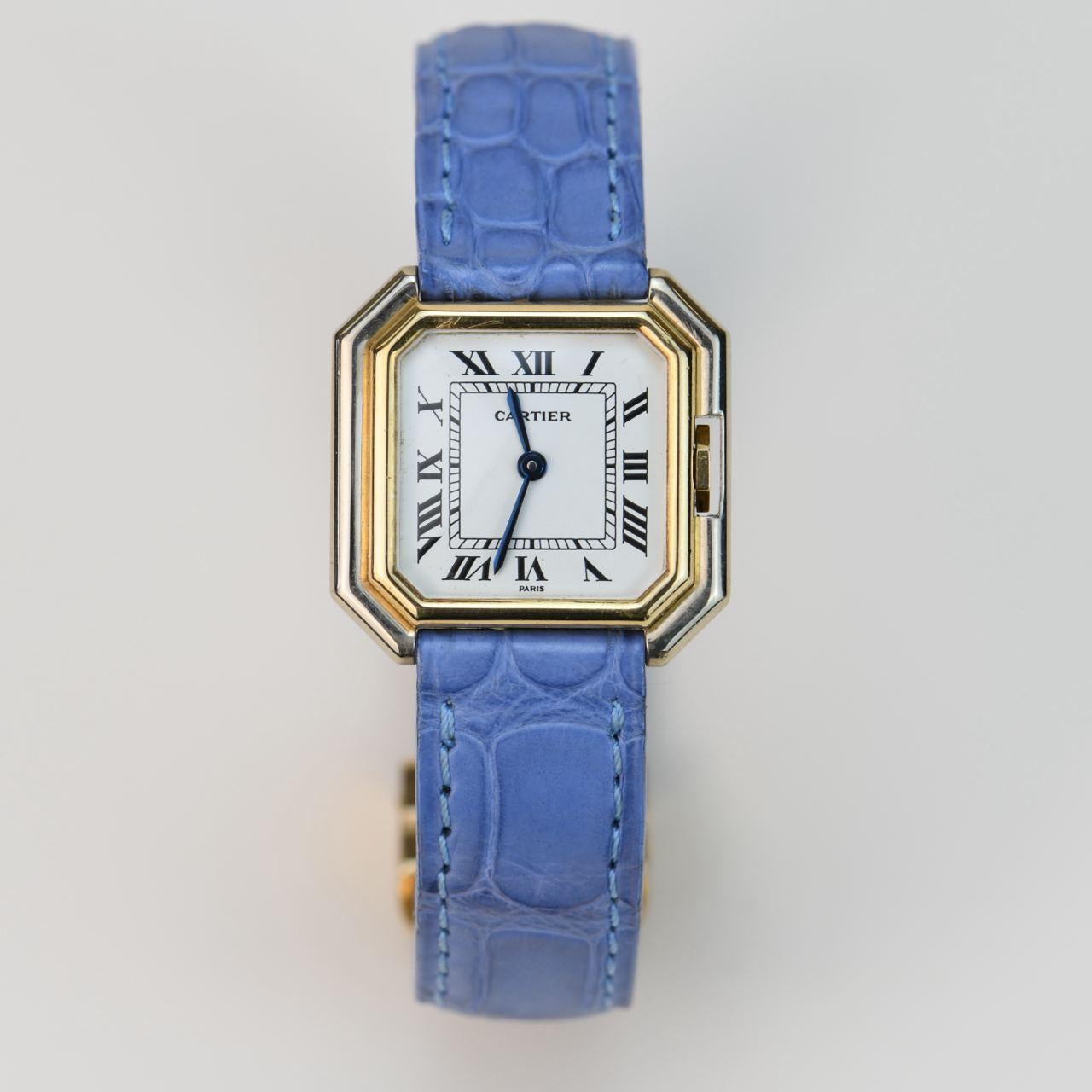 Cartier Ceinture Vintage 18K Yellow Gold Manual Winding Watch 7
