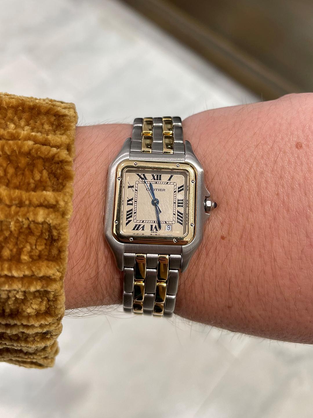 Cartier zertifiziert Pre-Owned Circa 1986 Panthere Uhr 3