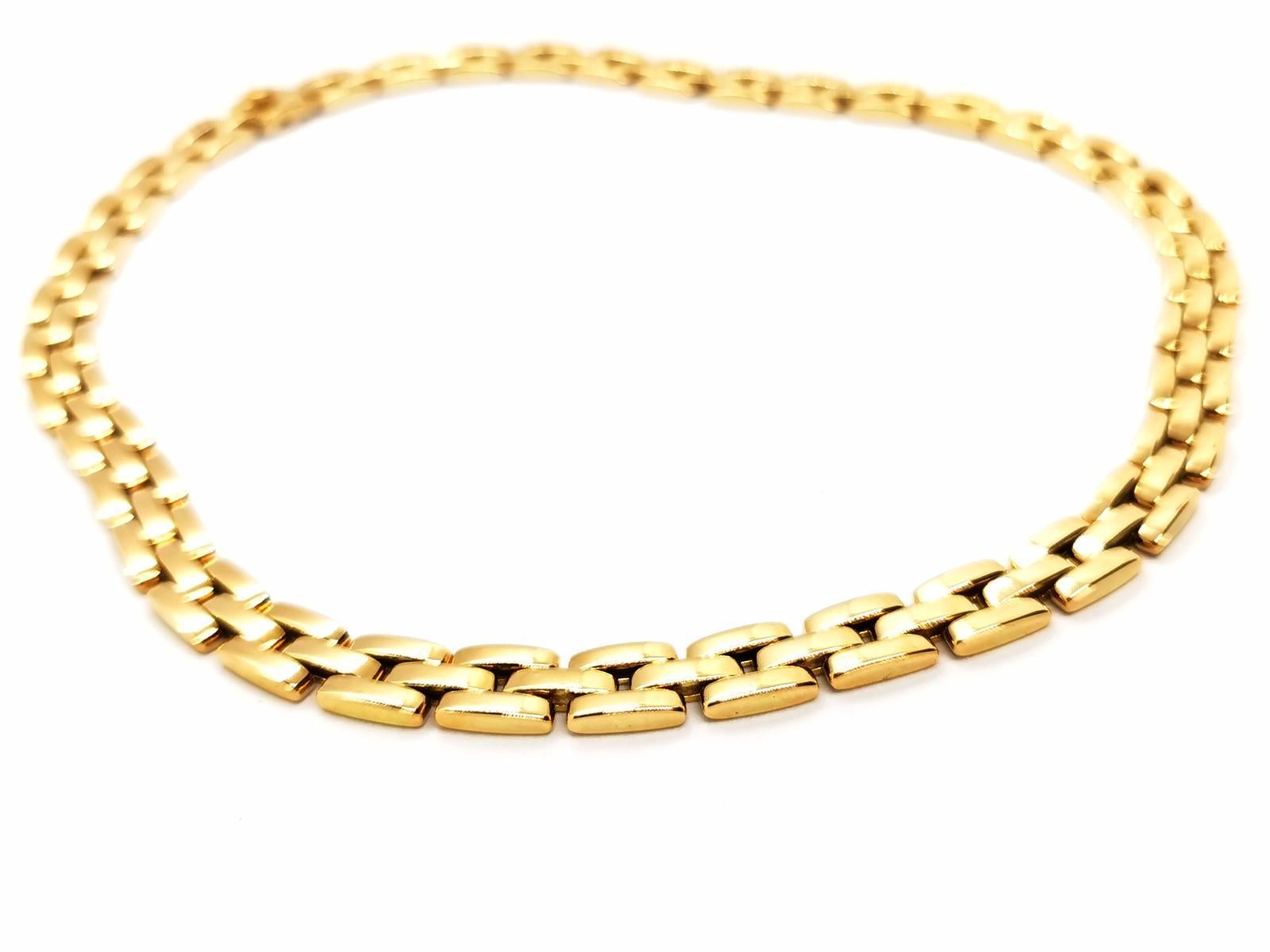 Cartier Kette Halskette Maille panthère Gelbgold 6