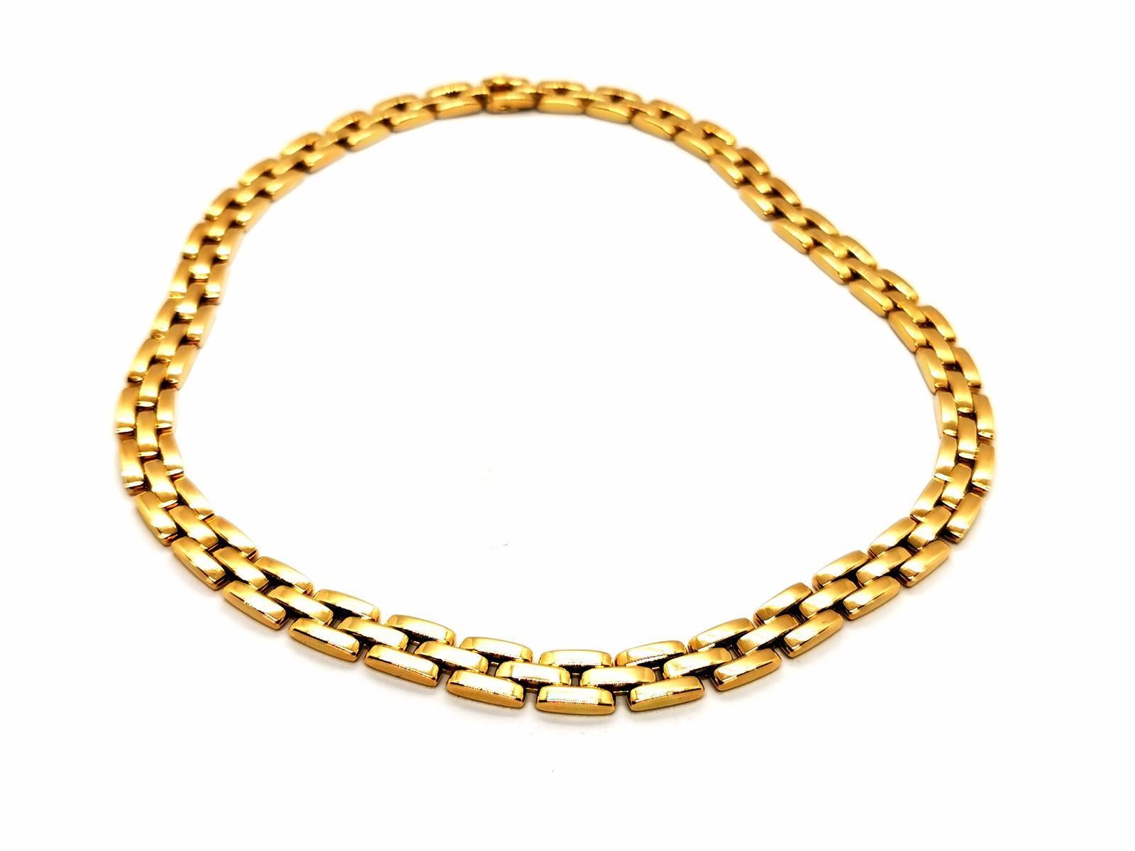 Cartier Kette Halskette Maille panthère Gelbgold 2