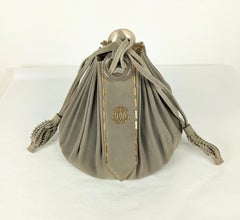 Cartier Chamois und Goldbeutel mit Kordelzug, Originalverpackung