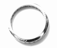 Cartier Channel Set Diamond Eternity Platinum Band Ring