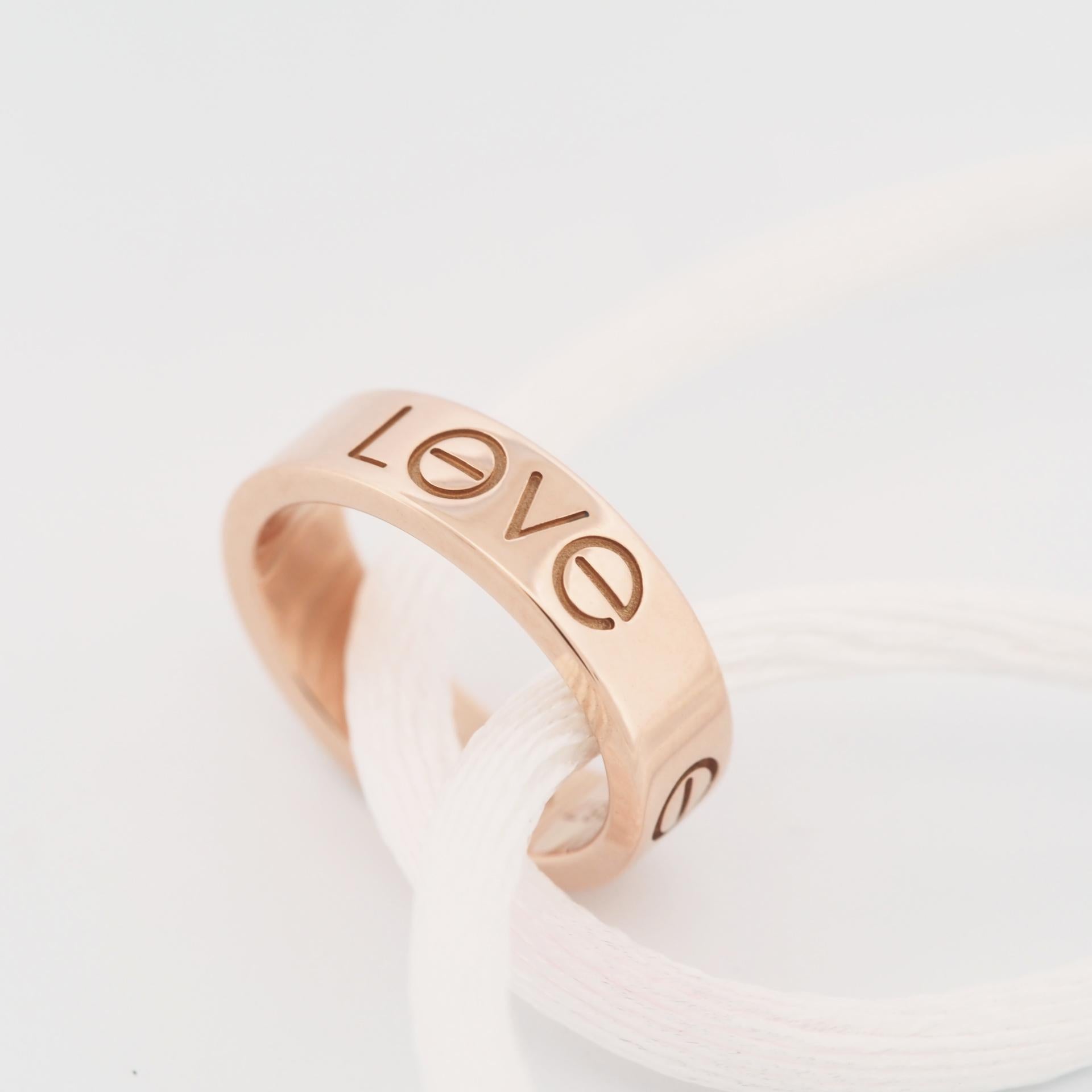 Cartier Charity Love Armband aus Roségold mit 1P Diamanten für Damen oder Herren