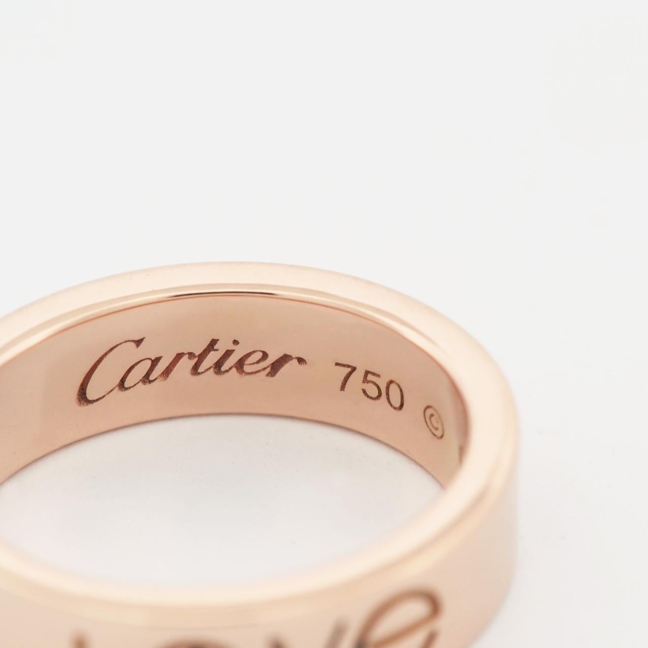 Round Cut Cartier Charity Love Bracelet 1P Diamond Rose Gold