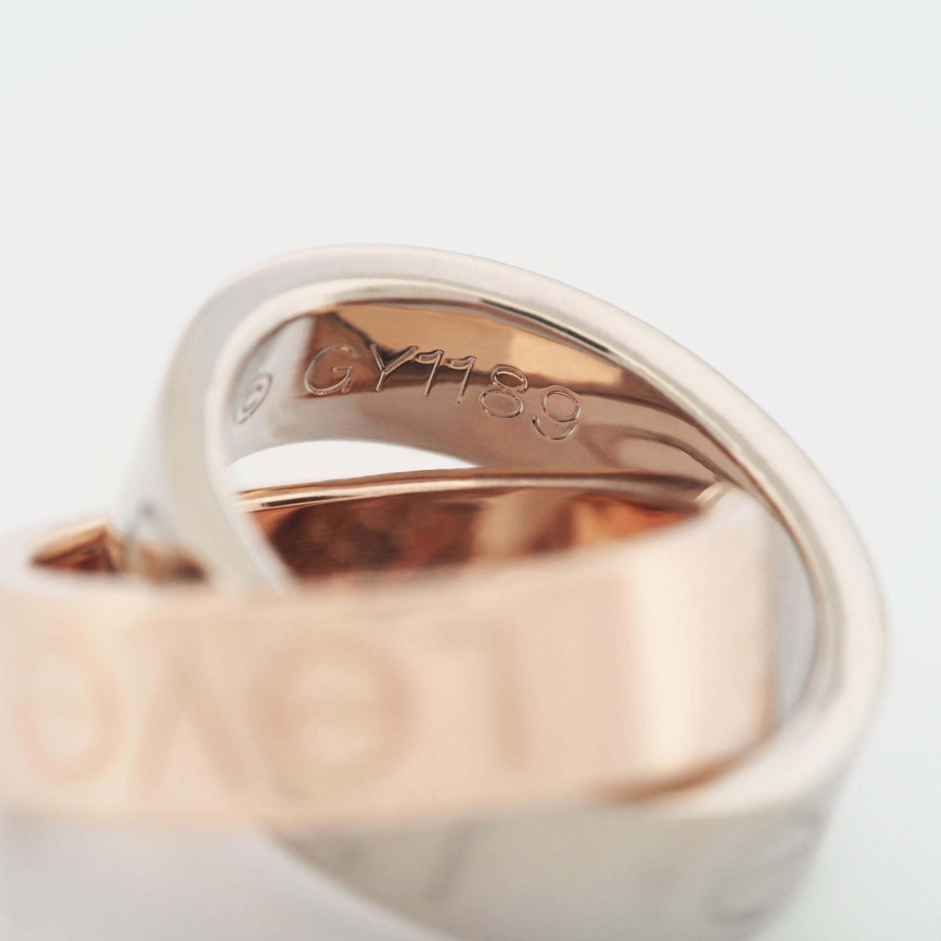 Cartier Charity Love Armband aus Roségold und Weißgold 5