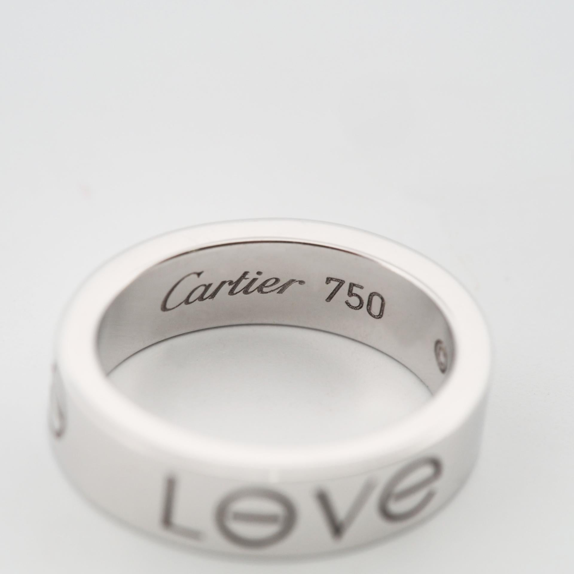 Cartier Bracelet Charity Love en or blanc 2