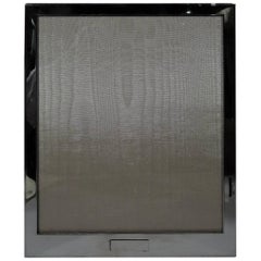 Cartier Chic and Modern Sterling Silver Picture Frame