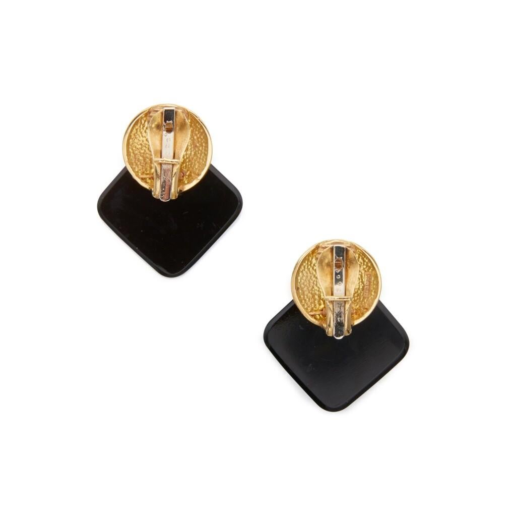 Ohrringe aus Cipullo-Onyx und Gold von Cartier im Zustand „Hervorragend“ im Angebot in New York, NY
