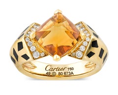 Cartier Citrine Panthère Ring