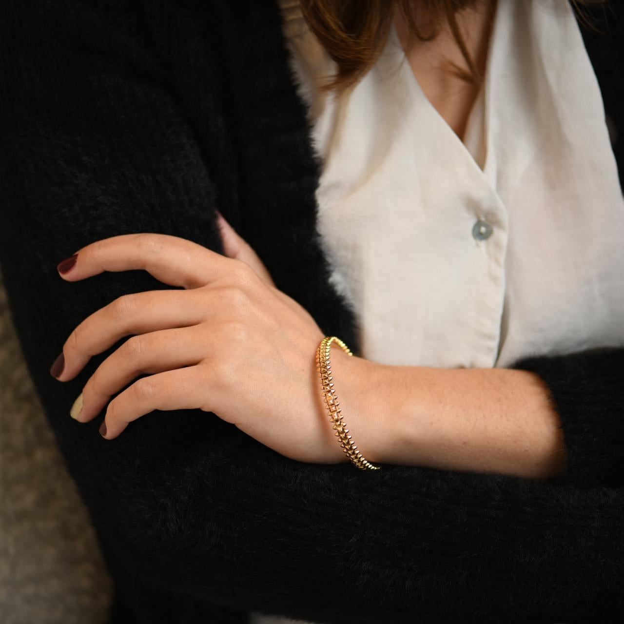 Cartier Clash 18k Roségold Armband Größe 18 Kleines Modell im Zustand „Hervorragend“ im Angebot in Banbury, GB