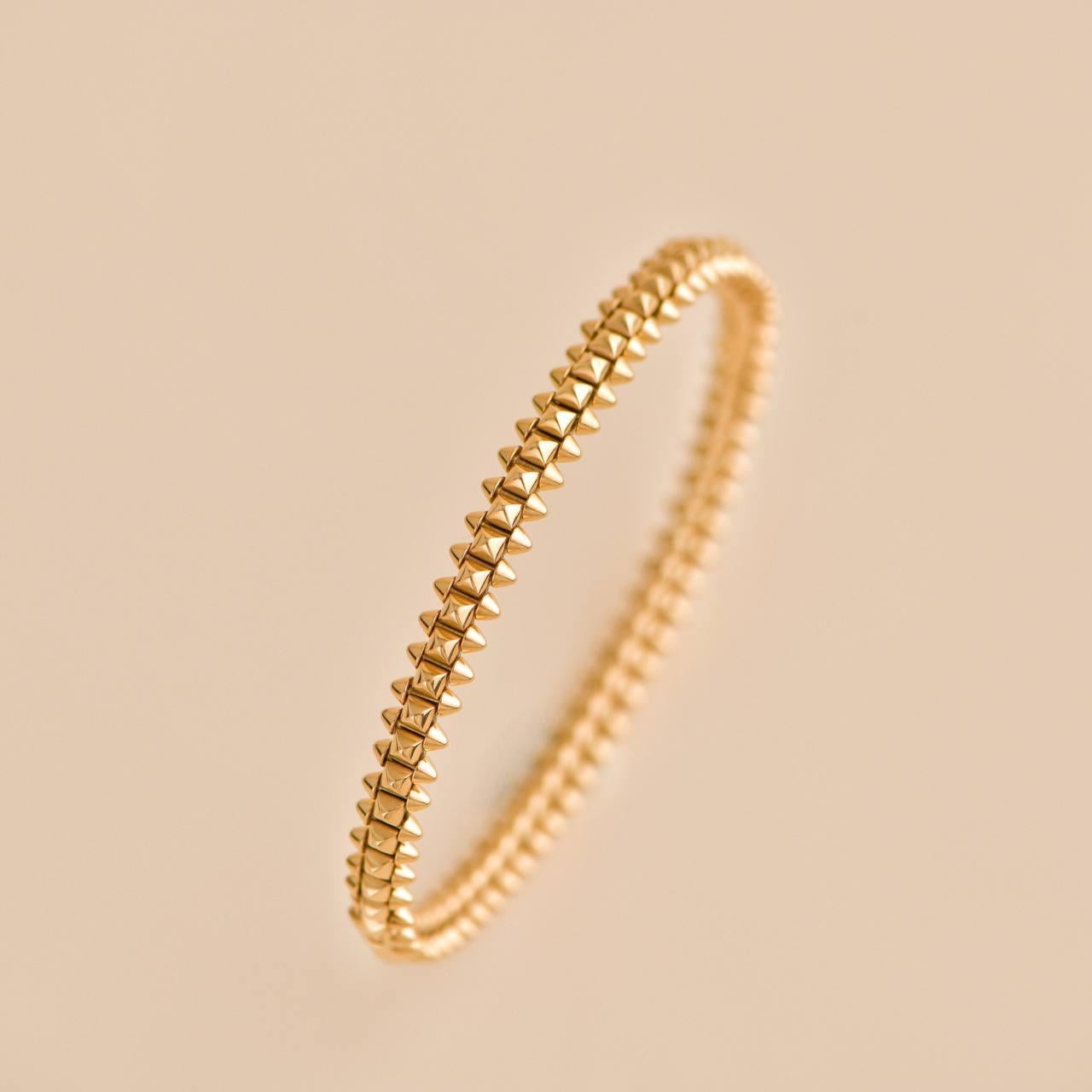 Cartier Clash 18k Roségold Armband Größe 18 Kleines Modell im Angebot 2