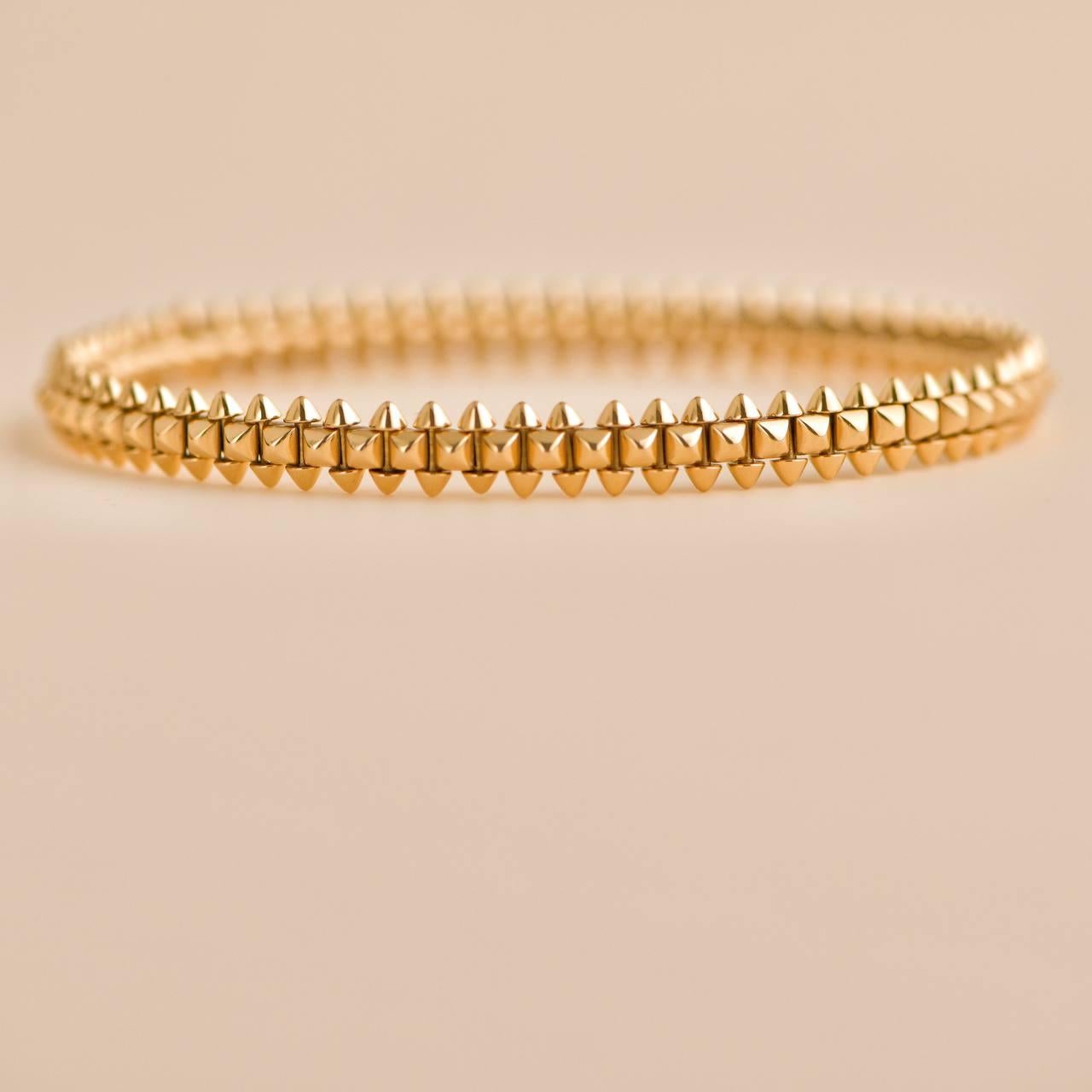 Cartier Clash 18k Roségold Armband Größe 18 Kleines Modell im Angebot 3