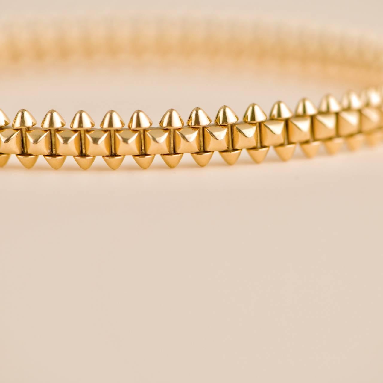 Cartier Clash 18k Roségold Armband Größe 18 Kleines Modell im Angebot 4