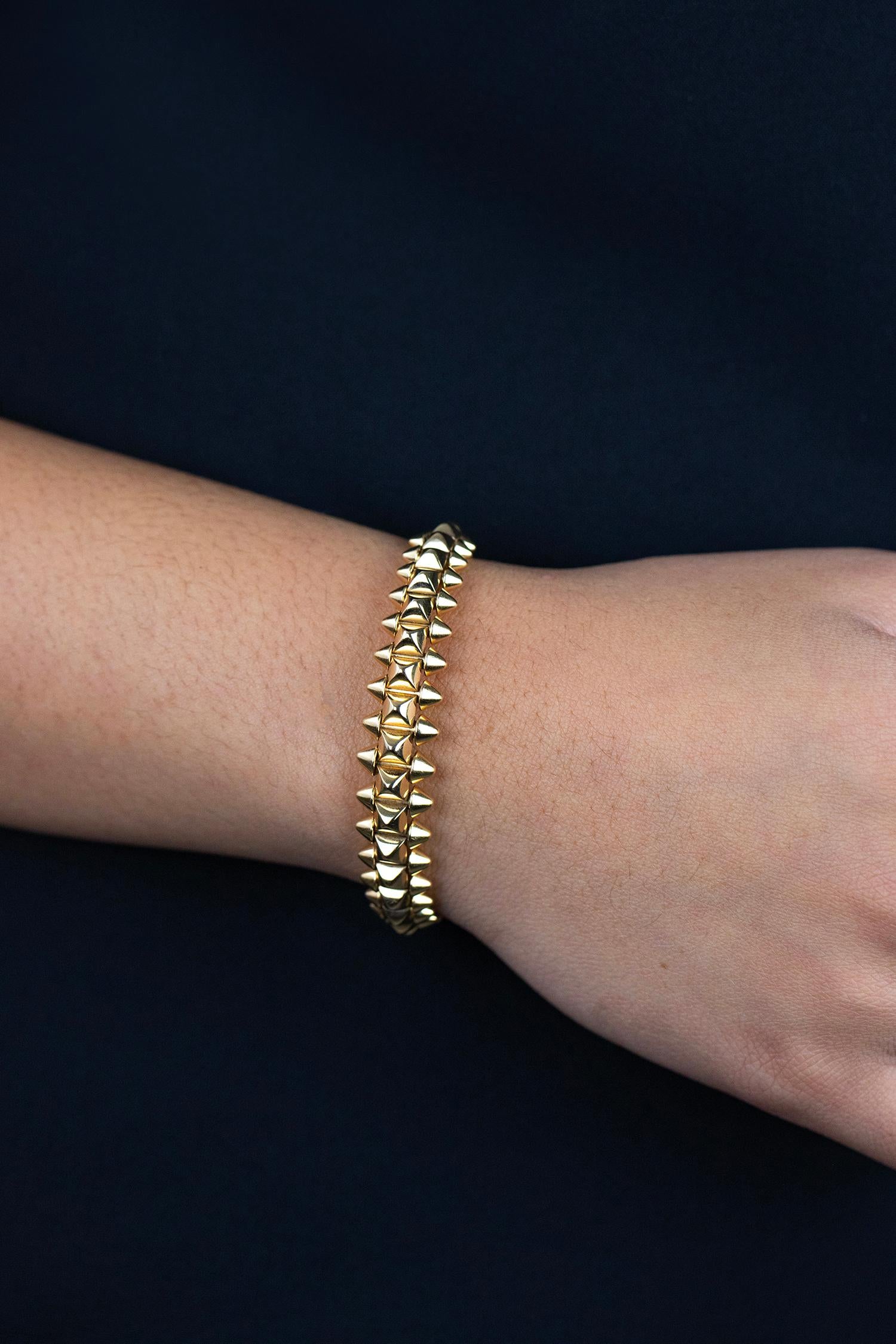 Cartier 47.80 Grams Clash de Cartier Bangle Bracelet Extra Large in Yellow Gold 1