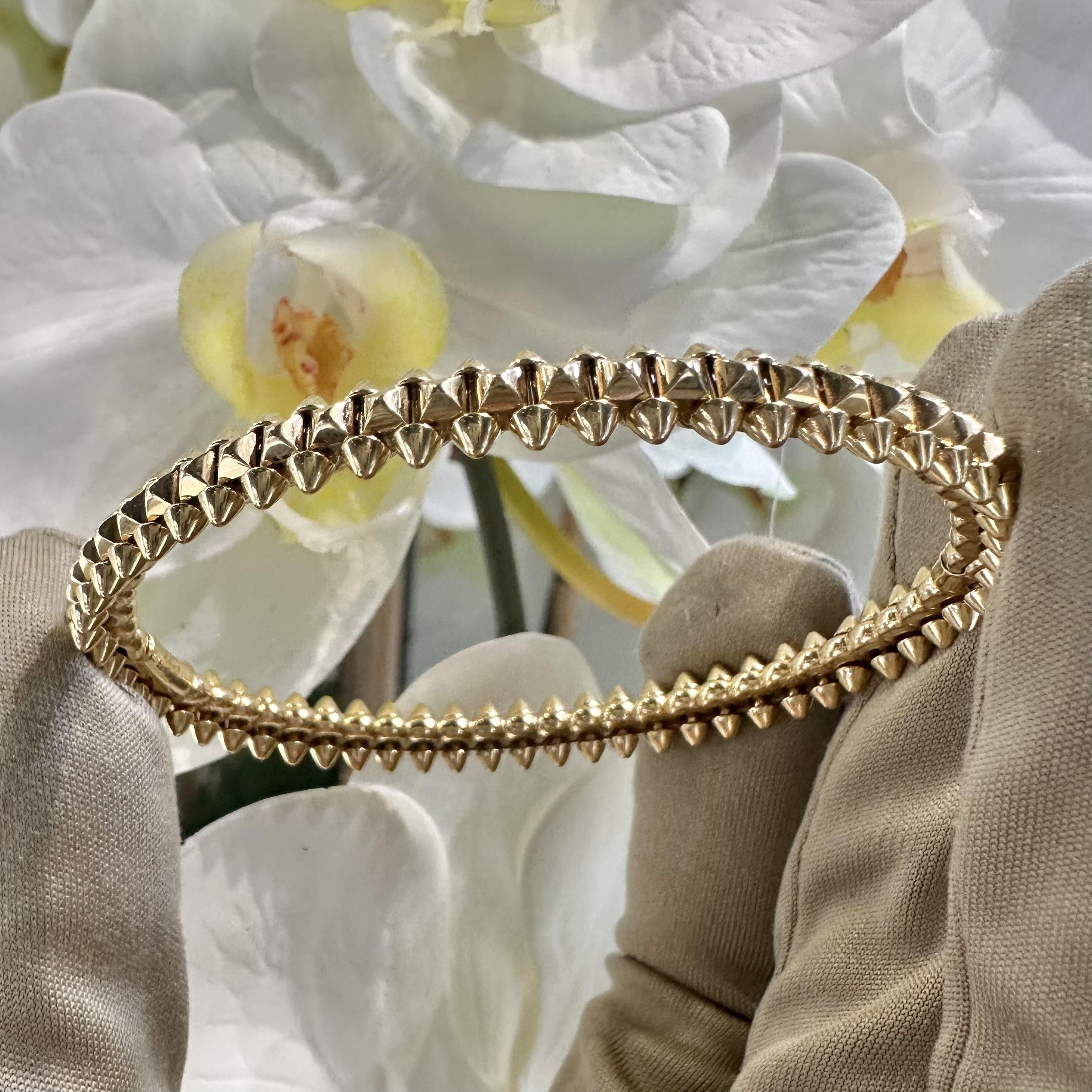 Cartier Clash de Cartier Armband aus 18 Karat Roségold, Größe 16 im Zustand „Hervorragend“ in Miami, FL