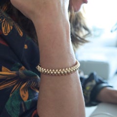 CARTIER Clash De Cartier Bracelet In 18Kt Gold Size-19 With Box & Certificate