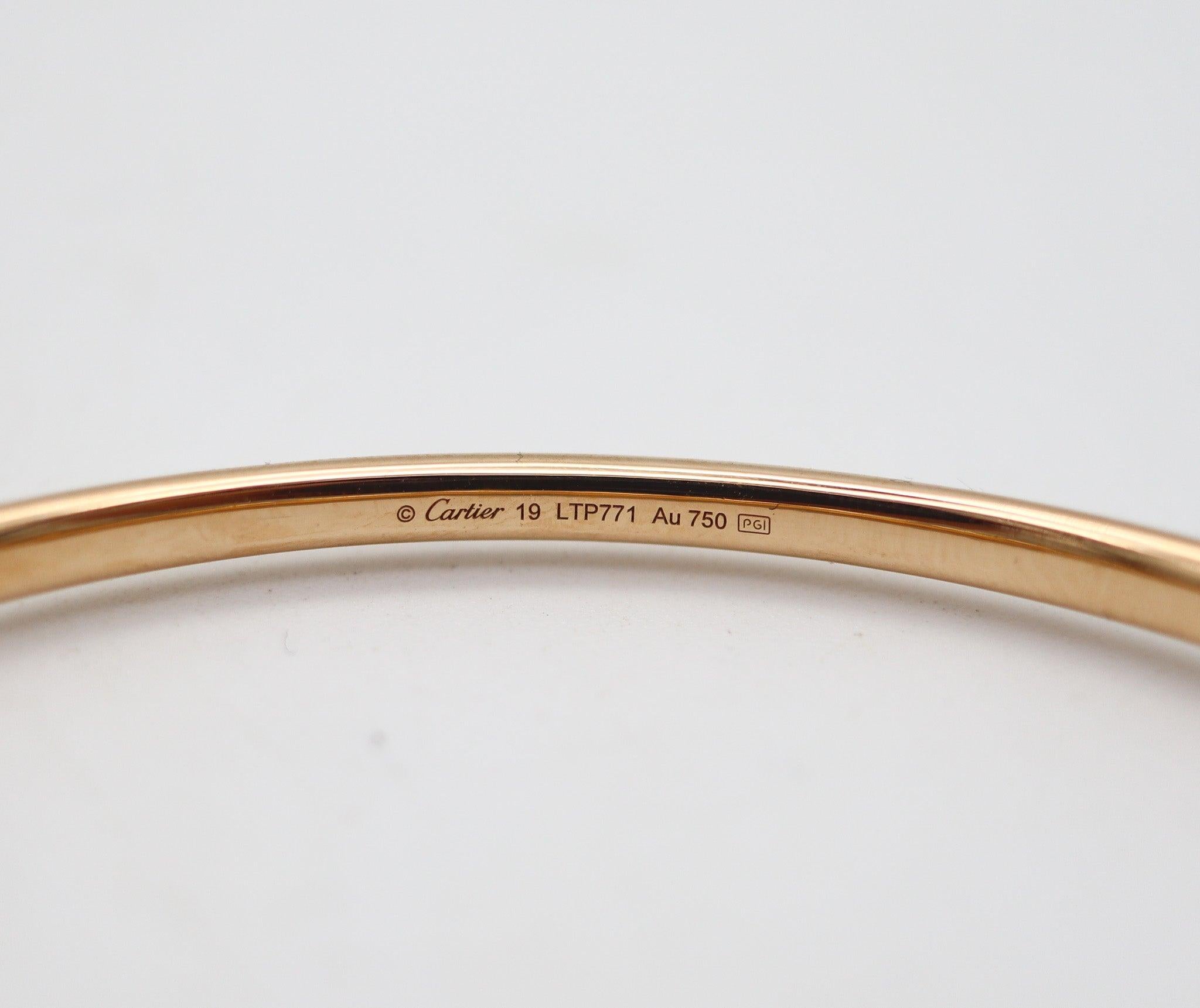 CARTIER Bracelet The Clash De Cartier en or 18Kt Taille 19 avec boite et certificat en vente 1