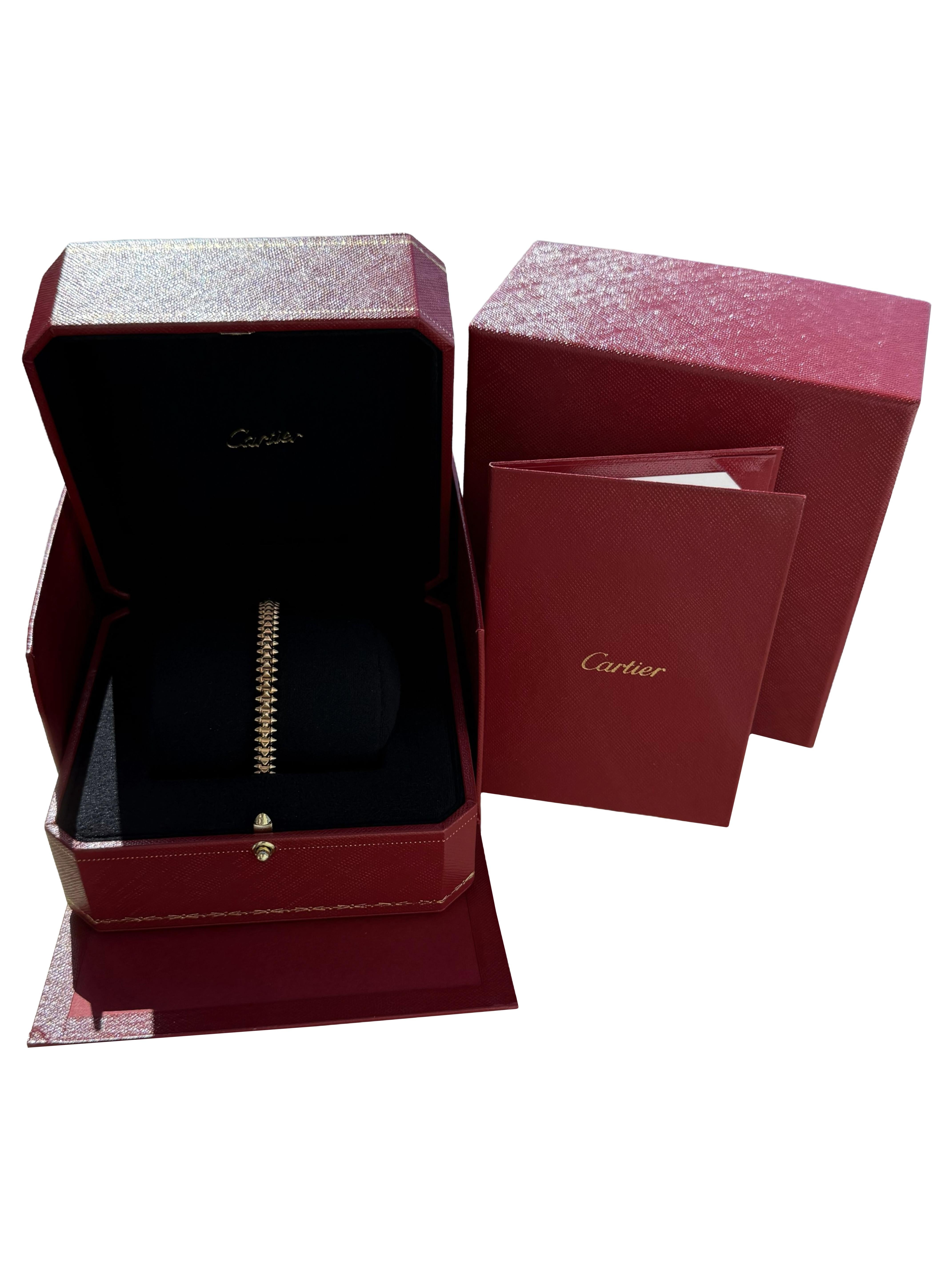The Clash De Cartier Bracelet Petit Modèle Or Rose 18K Taille 16 en vente 6