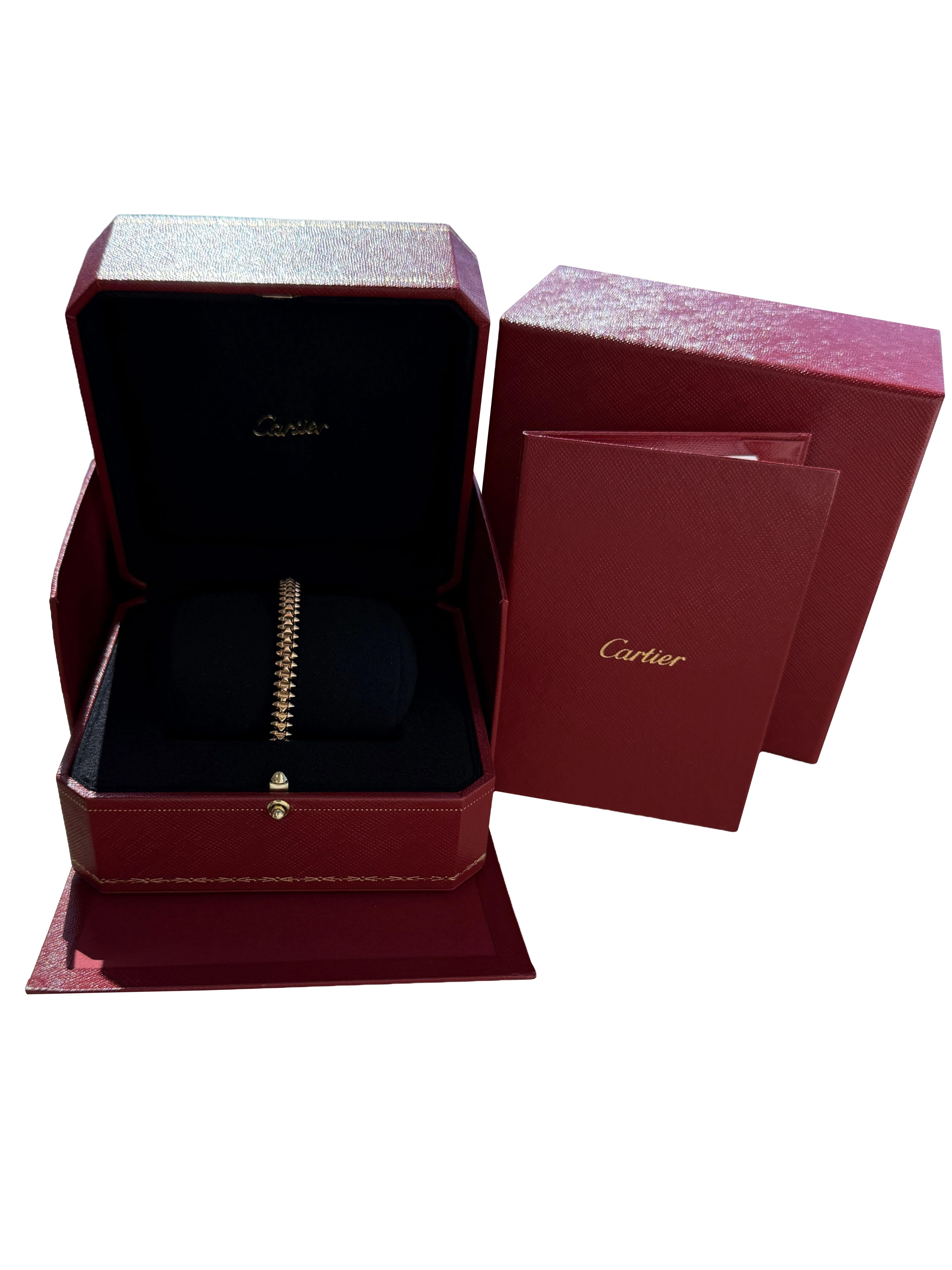 The Clash De Cartier Bracelet Petit Modèle Or Rose 18K Taille 16 en vente 7