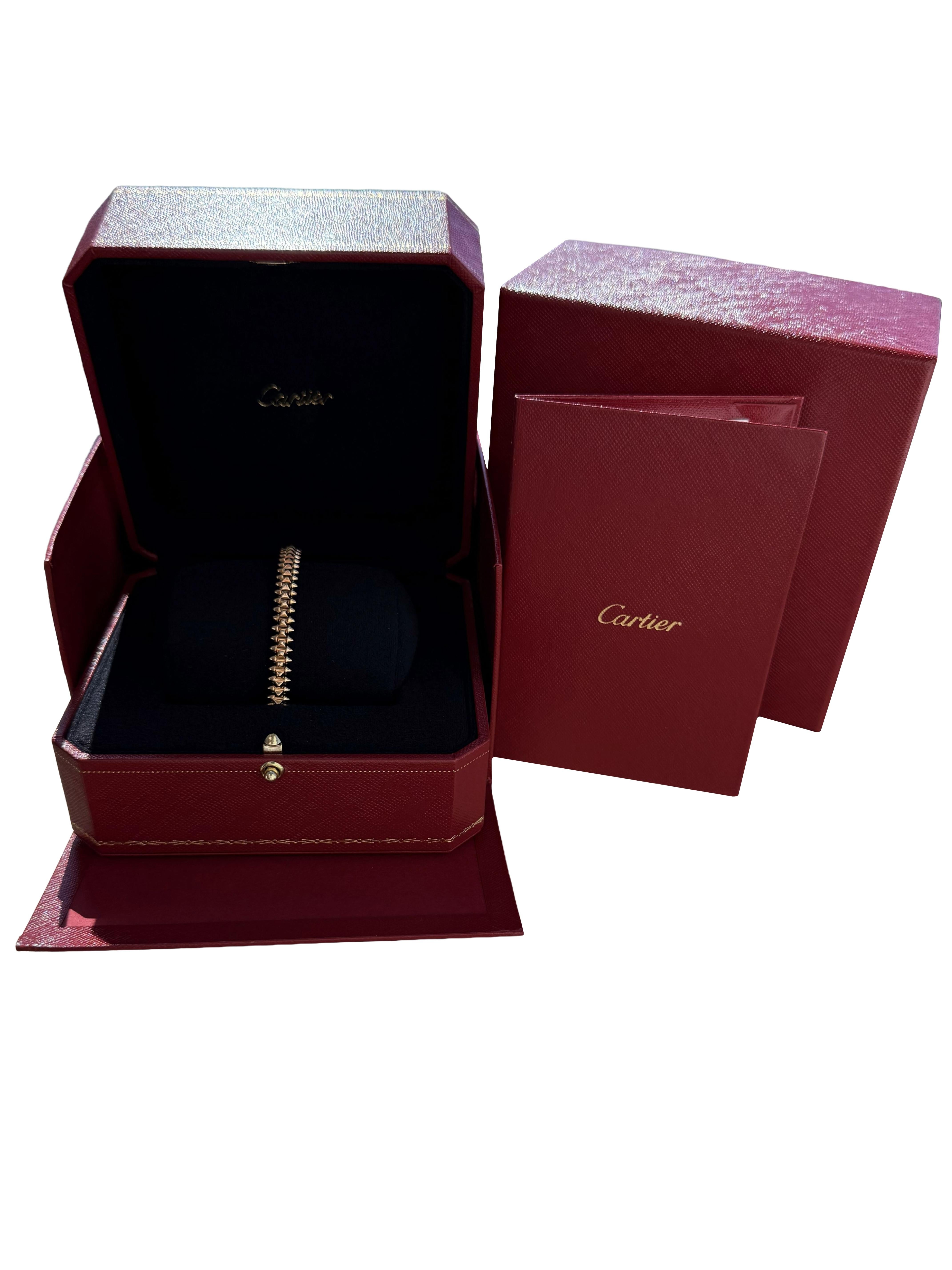 The Clash De Cartier Bracelet Petit Modèle Or Rose 18K Taille 16 en vente 9