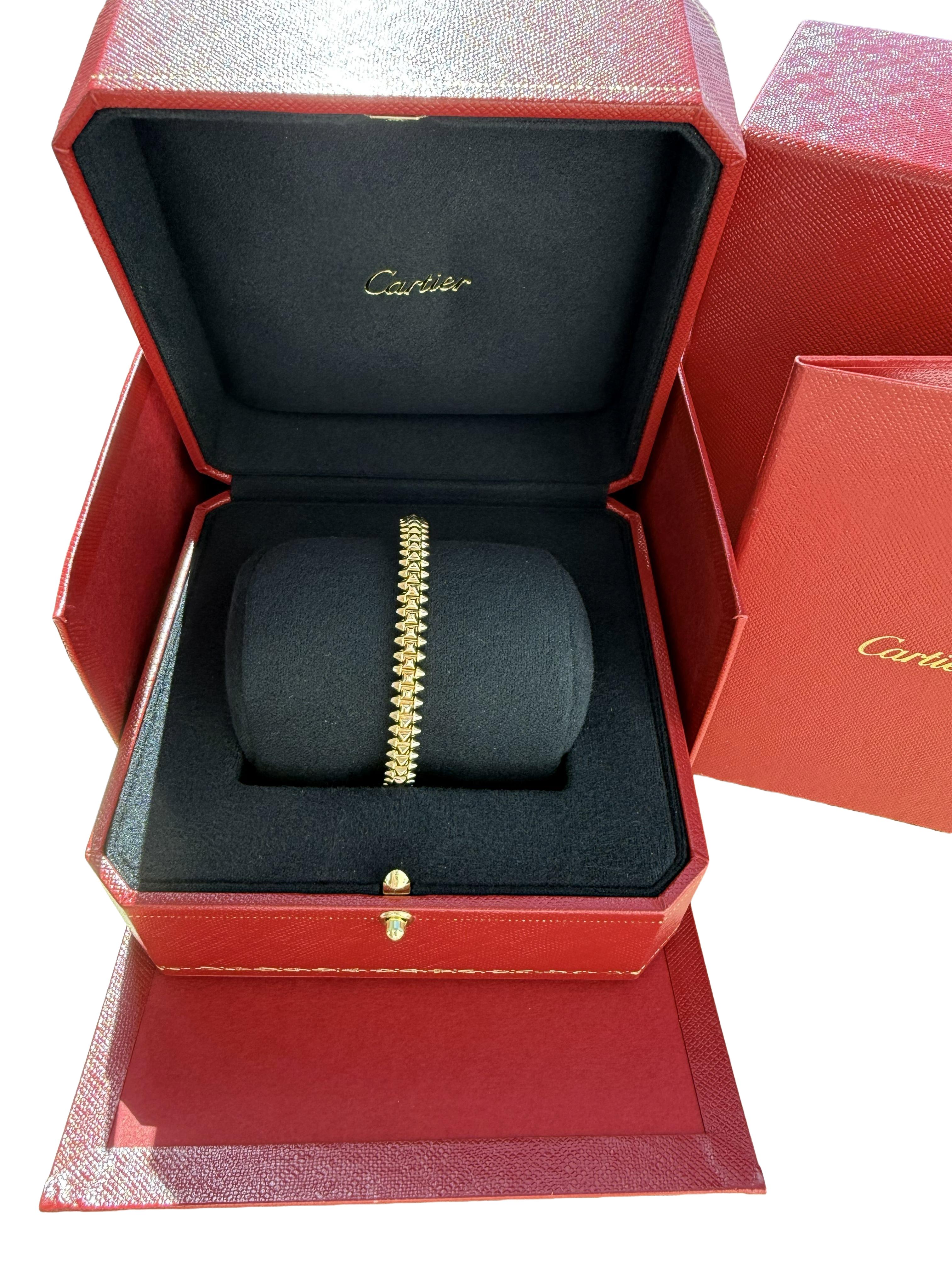 The Clash De Cartier Bracelet Petit Modèle Or Rose 18K Taille 16 en vente 10