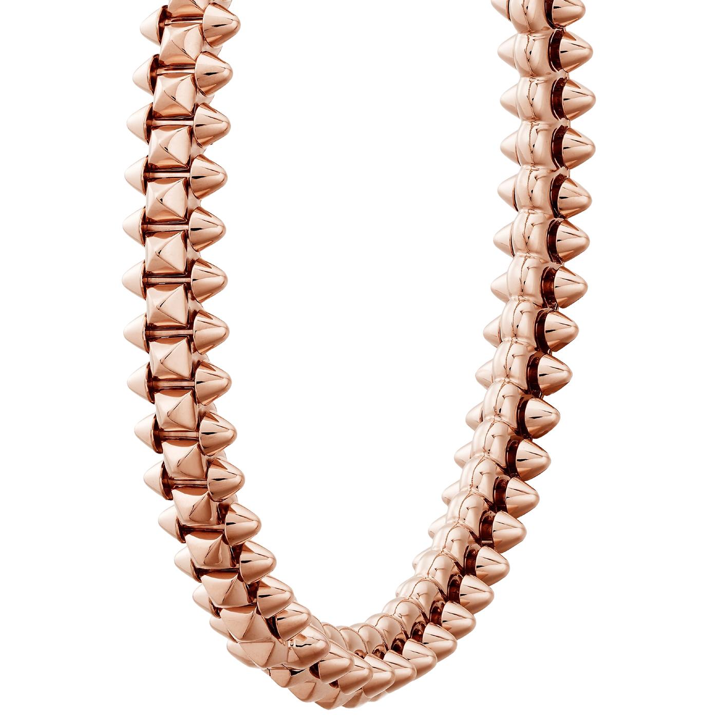 The Clash De Cartier Bracelet Petit Modèle Or Rose 18K Taille 16 Bon état - En vente à Aventura, FL