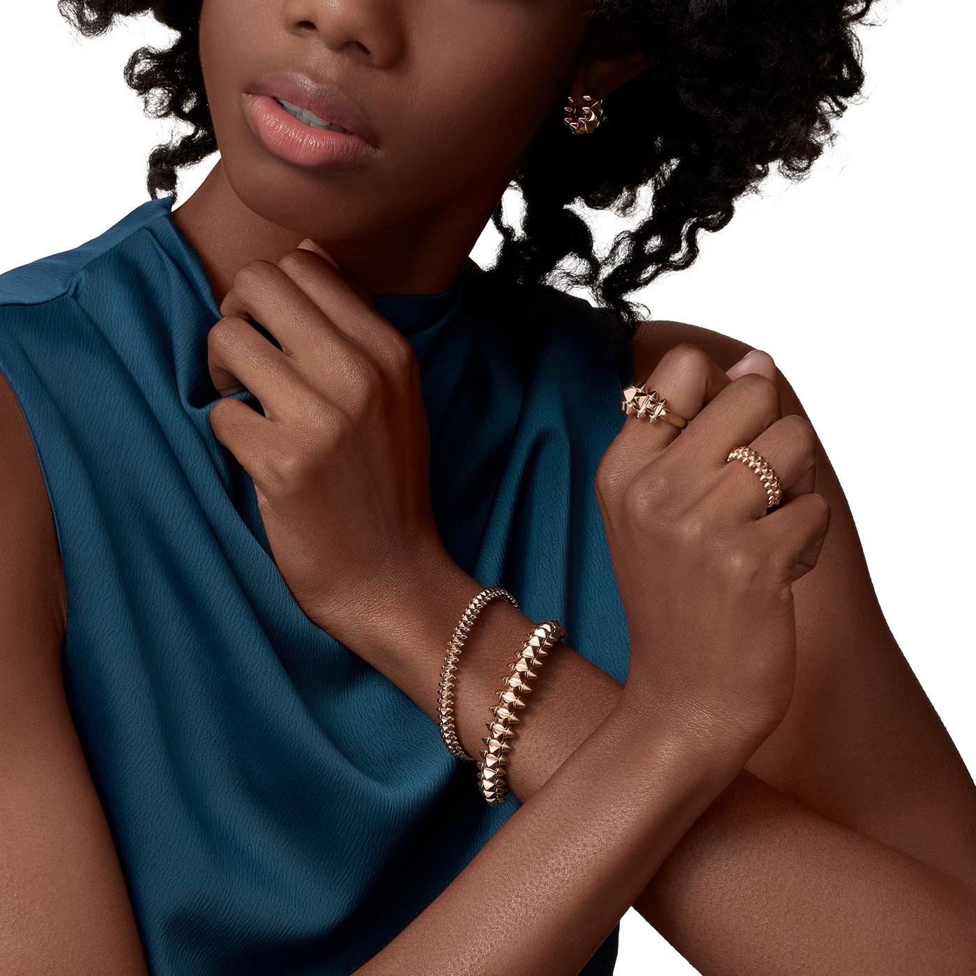 The Clash De Cartier Bracelet Petit Modèle Or Rose 18K Taille 16 en vente 11