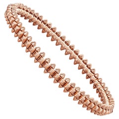 Cartier Clash De Cartier Bracelet Small Model 18K Rose Gold Size 16
