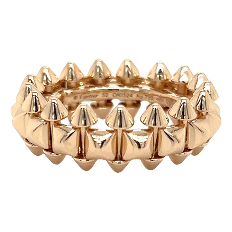 Anello Cartier Clash De Cartier Modello Medio Oro Rosa 52 Taglia 6
