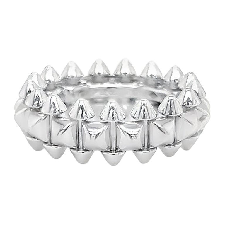 Cartier, bague Clash De Cartier modèle moyen en or blanc, taille