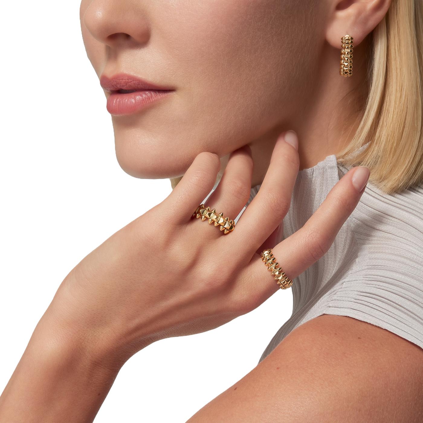 Cartier Clash De Cartier Ring Small Model 18K Yellow Gold Size 51 For Sale 1