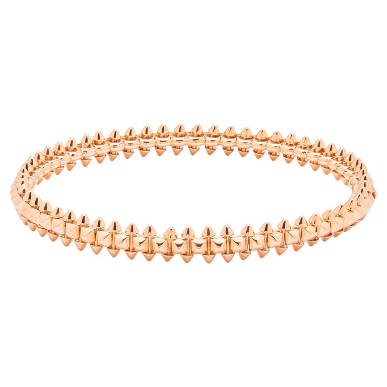 Cartier Clash de Cartier rose gold medium bangle size For Sale