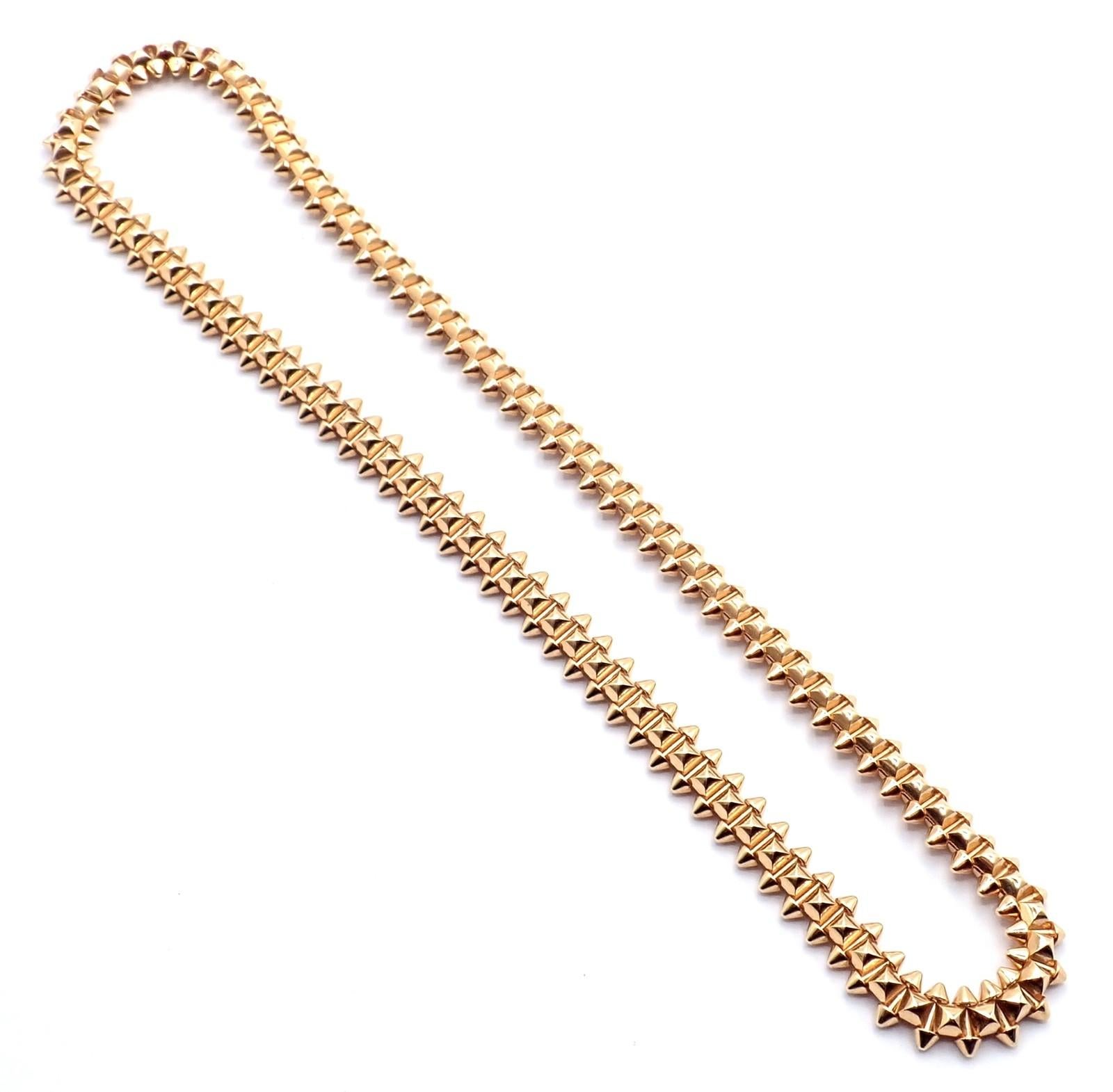 The Clash De Cartier Collana a catena in oro rosa modello medio In condizioni ottime in vendita a Southampton, PA